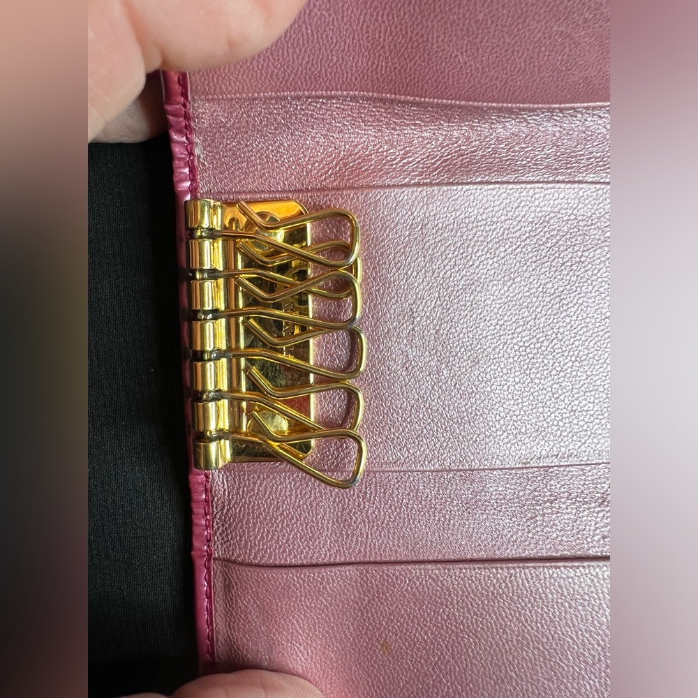 Authentic Pink Prada Key Wallet - image 6